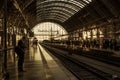 Central Railway station in Frankfurt am Main, Germany.