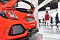 Frankfurt, Germany, September 12-2017: Honda Civic Type R at IAA 2017