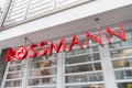 Rossmann logo on Rossmann store