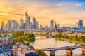 Frankfurt, Germany Skyline Royalty Free Stock Photo