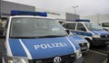 Police vehicle in International airport in Frankfurt Hahn, Germany