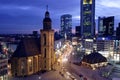 Frankfurt Hauptwache at Dusk Royalty Free Stock Photo