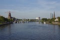 Frankfurt - Iron Bridge (Eiserner Steg) Royalty Free Stock Photo