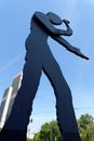 `Hammering Man` sculpture by Jonathan Borofsky near in Frankfurt am Main, Germany