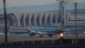 Boeing 787 Dreamliner of Vietnam airlines landing