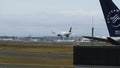 Airbus A320-271N Neo landing at Frankfurt am Main airport