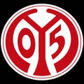 Frankfurt am Main, Germany - 10.23.2022 Logo of the German football club Mainz 05. Vector image.