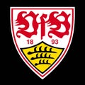 Frankfurt am Main, Germany - 10.23.2022 Logo of the German football club Stuttgart. Vector image.