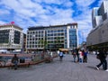 The Hauptwache square in Frankfurt am Main, Germany Royalty Free Stock Photo