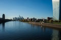 Frankfurt Main Germany Panorama Royalty Free Stock Photo