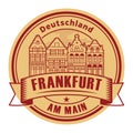 Frankfurt am Main, Germany stamp