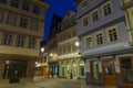 Frankfurt am Main. Historical city centre. New old town at night Royalty Free Stock Photo