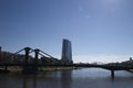 Frankfurt am main hochhaus and bridge in hessen #3