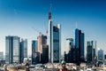 Frankfurt Main Skyline Architecture Royalty Free Stock Photo