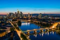 Frankfurt Main Skyline Architecture Royalty Free Stock Photo