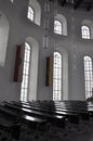 Frankfurt, 2nd august: Paulskirsche or Saint Paul`s Church low light interior from Downtown of Frankfurt am Main City of Germany. Royalty Free Stock Photo