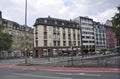 Frankfurt, 2nd august: Residential Historic Building architecture from Downtown of Frankfurt am Main City of Germany. Royalty Free Stock Photo