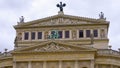 Frankfurt Opera - the original old opera house in the city - FRANKFURT, GERMANY - JULY 12, 2022