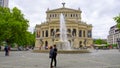 Frankfurt Opera - the original old opera house in the city - FRANKFURT, GERMANY - JULY 12, 2022