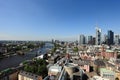 Frankfurt Panorama Royalty Free Stock Photo