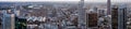 Frankfurt Panorama with Hauptbahnhof Royalty Free Stock Photo