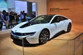 FRANKFURT - SEPT 14: BMW i8 presented as world premiere at the 6