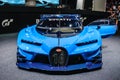 FRANKFURT - SEPT 2015: Bugatti Chiron Vision Gran Turismo presented at IAA International Motor Royalty Free Stock Photo