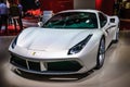 FRANKFURT - SEPT 2015: Ferrari 488GT8 presented at IAA Internati