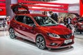 FRANKFURT - SEPT 2015: Nissan Pulsar presented at IAA Internatio Royalty Free Stock Photo