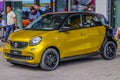 FRANKFURT - SEPT 2015: smart forfour presented at IAA Internatio