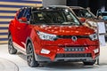 FRANKFURT - SEPT 2015: SsangYong Tivoli presented at IAA Interna