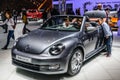 FRANKFURT - SEPT 2015: Volkswagen VW Beetle Cabriolet presented at IAA International Motor