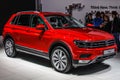 FRANKFURT - SEPT 2015: Volkswagen VW Tiguan presented at IAA International Motor