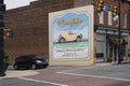 MOORESVILLE, NC-May 19, 2018: Franklin Automobile Company Mural