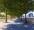 Franklin D. Roosevelt Four Freedoms State Park promenade