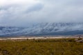 Franklin Mountains Covered in Snow