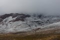 Franklin Mountains Covered in Snow