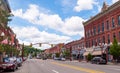 Franklin, Pennsylvania, USA 7/14/20 Buildings upon Liberty Street