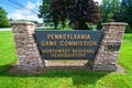 Franklin, Pennsylvania, USA 6/21/2019 Pennsylvania Game Commission Northwest Regional Headquarters sign