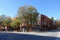 Franklin Street UNC in Chapel Hill, North Carolina Royalty Free Stock Photo