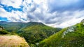 Franschhoek Pass in the Middagskransberg between the Franschhoek Valley and the Wemmershoek Mountains