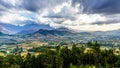 Franschhoek Valley in the Western Cape of South Africa Royalty Free Stock Photo