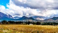 Franschhoek Valley in the Western Cape of South Africa