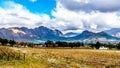 Franschhoek Valley in the Western Cape of South Africa