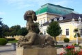 Frantiskovy Lazne, Czech Republic - September 30, 2023: Casino on Kurallee in Frantiskovy Lazne, part of The Great Spa Towns of Royalty Free Stock Photo