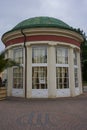 Frantiskovy Lazne, Czech Republic - September 27, 2021 - Healing Spring Frantisek in the late summer afternoon