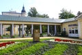 Frantiskovy Lazne, Czech Republic - September 30, 2023: Monument to American Army that first liberated the town in 1945 after the