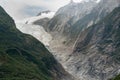 Franz Josef glacier, New Zealand South island Royalty Free Stock Photo