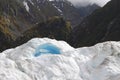 Franz Josef Glacier in Southern Alps, New Zealand South Island Royalty Free Stock Photo