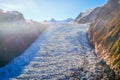 Franz Josef Glacier in Southern Alps, New Zealand South Island Royalty Free Stock Photo